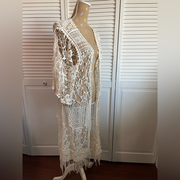 Cost Plus World Market Sweaters - Lace Long Cardigan, world market